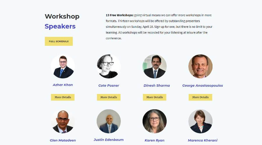 Toastmasters Workshop Speakers