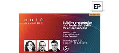 Building presentation and leadership skills for career success in Canada – Café New Canadians