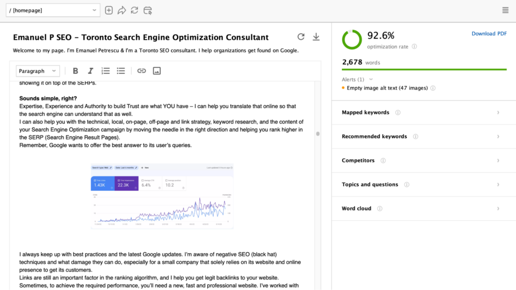 website-auditor-page-optimizer