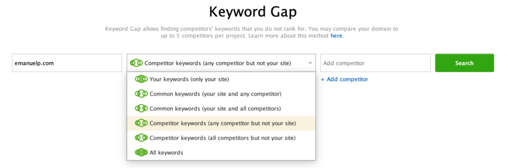 keyword-gap-rank-tracker