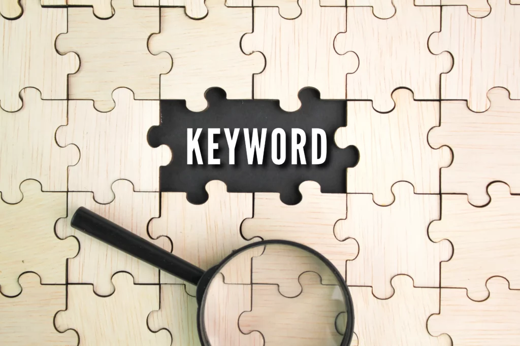 keyword with a puzzle